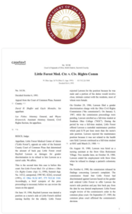 Little Forest Med. Ctr. v. Civ. Rights Comm