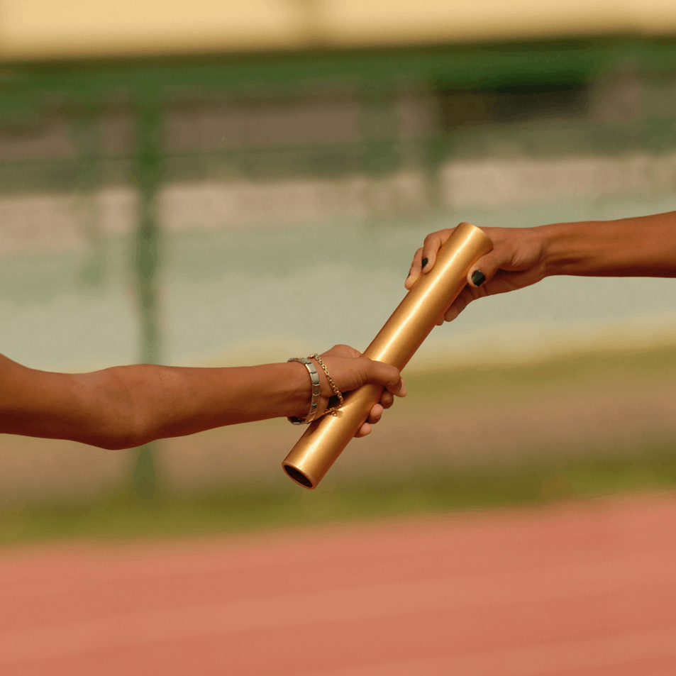 baton handoff